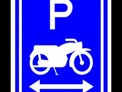 Placuta de parcare stanga dreapta motocicleta